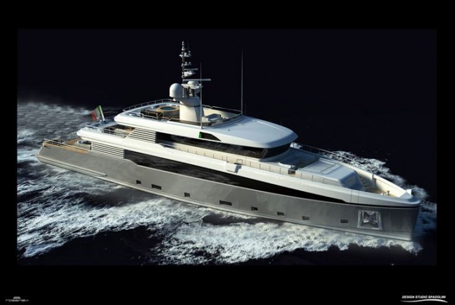 Rossi Navi 45m motor yacht FR024 in build – A superyacht by Design Studio Spadolini