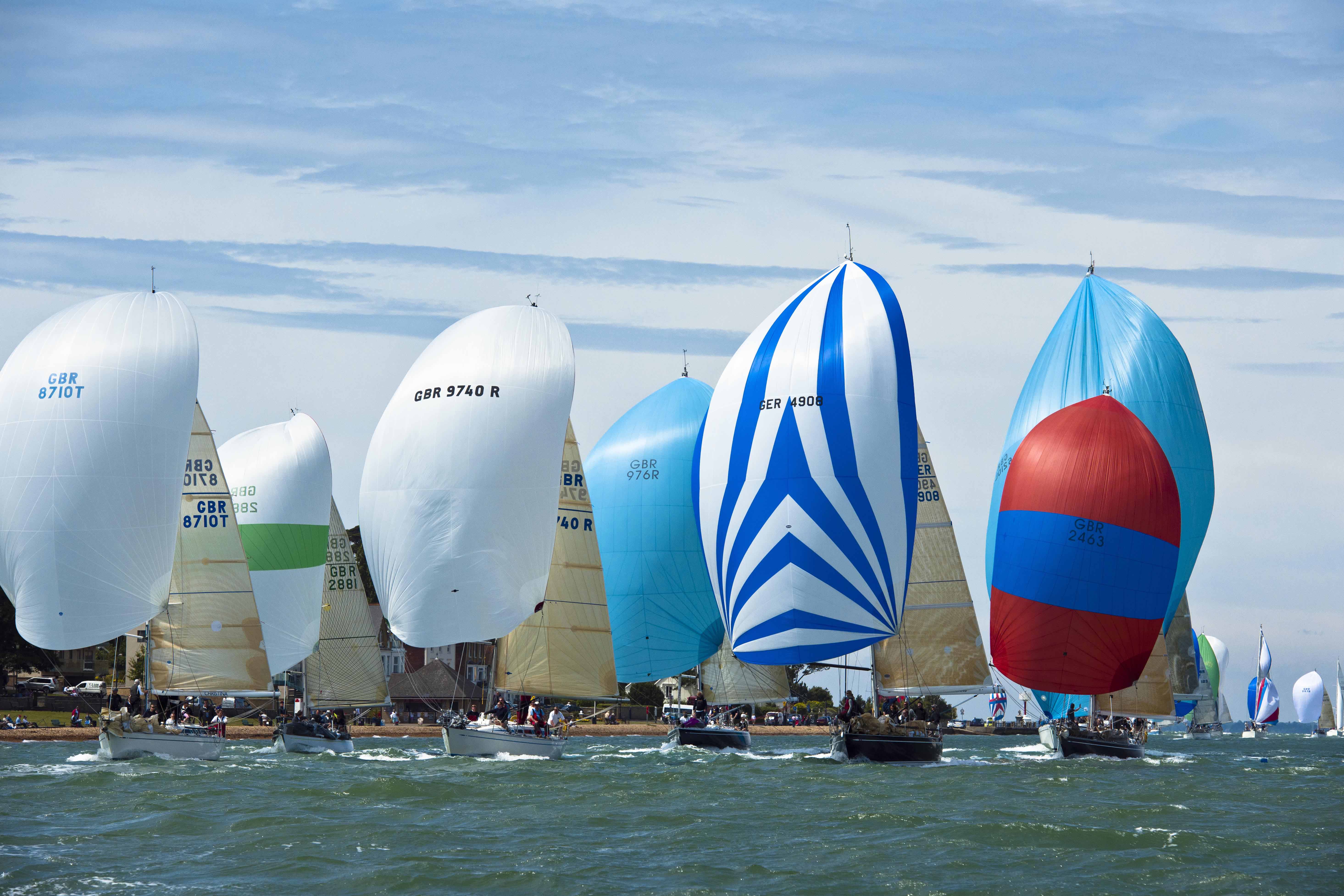 Swan European Regatta 2011 Class B sailing downwind © Kurt Arrigo