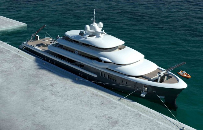 The Explore 70 is a new multifunction World Explorer Superyacht concept developed by Newcruise