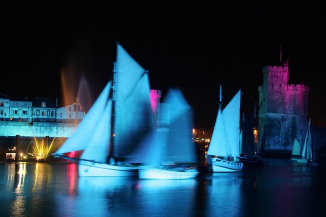 The Grand Pavois 2010 Boat Show at night