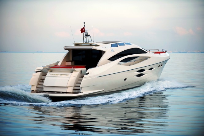 The Numarine 78’ HT motor yacht 