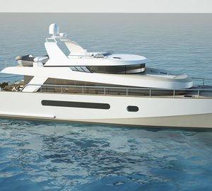 The new 65’ trawler catamaran by Alu Marine shipyard and Stirling Design International