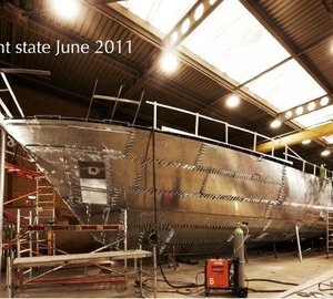 Update on Moonen Yachts first Moonen 82 Alu motor yacht in build