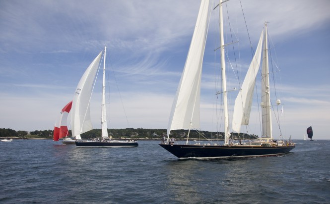 2011 Shipyard Cup Sailing yacht Whisper Wins Day One -  Photo by Billy Black 