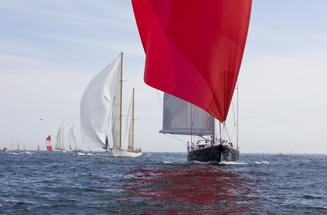 2011 Shipyard Cup Sailing yacht Whisper Wins Day One -  Photo by Billy Black 