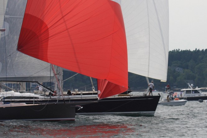 2011 Shipyard Cup Sailing yacht Whisper Wins Day One -  Photo by Billy Black