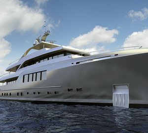 46m Neo Classic long-range motor yacht by MCC yachts at Monaco Yacht Show 2011