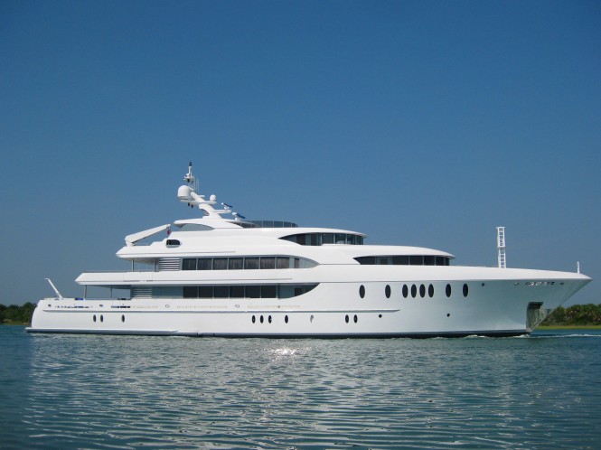 54.9m (180’) motor yacht Harbour Island launched by Newcastle Shipyards
