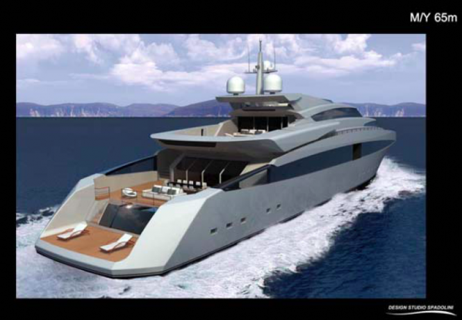 65m Rossi Navi superyacht by Spadolini Design Studio