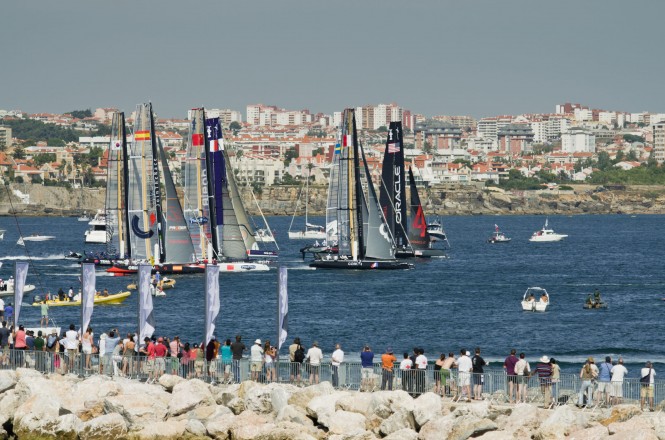 AC World Series continues to set pace for close action sailing in Cascais © ACEA (2011) Photo R. Pinto