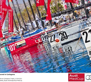 First day's pressure at the Audi MedCup Circuit's Region of Murcia - Cartagena Trophy