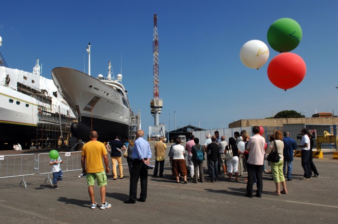 Benetti Shipyard opened its doors to the public in Livorno 