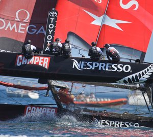 Emirates Team New Zealand wins the first AC World Series Cascais, Portugal