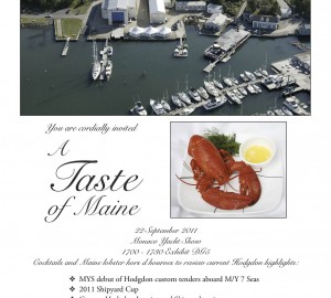 Hodgdon Yachts offering a taste of Maine at the Monaco Yacht Show 2011