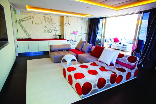 JoyMe Yacht - Owner's lounge - Interior by Marijana Radovic of Standby