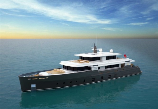 Motor yacht Essence by Kingship and Horacio Bozzo of Axis Group Yacht Design - Courtesy of Kingship