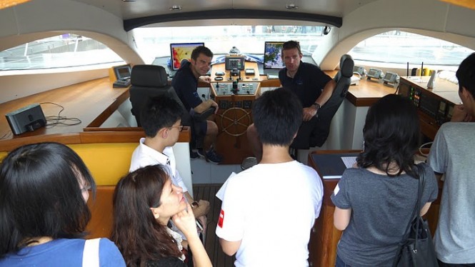 On Board of MS Turanor PlanetSolar in Hong Kong