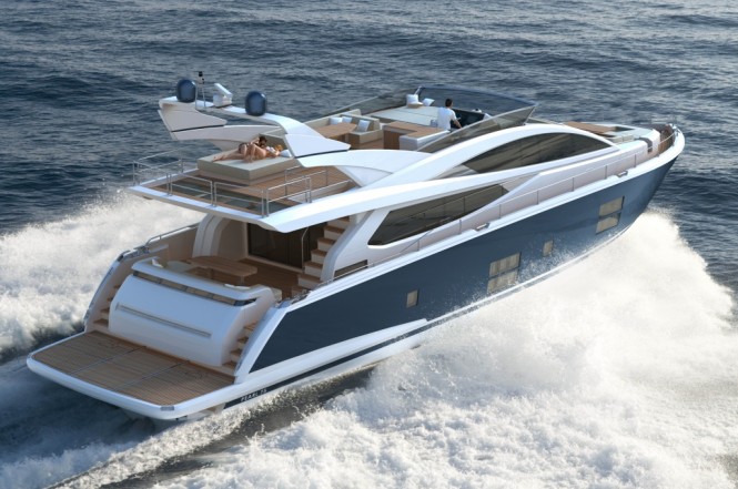 Pearl Motor Yachts and Kelly Hoppen MBE collaborate on Pearl 75 motor yacht