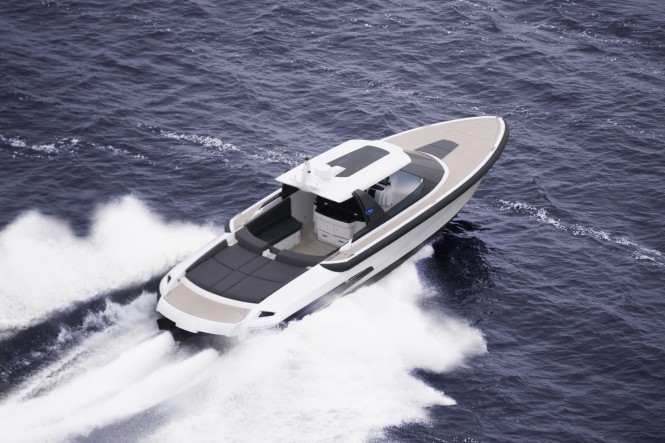Ribbon 45 SC yacht tender - upview