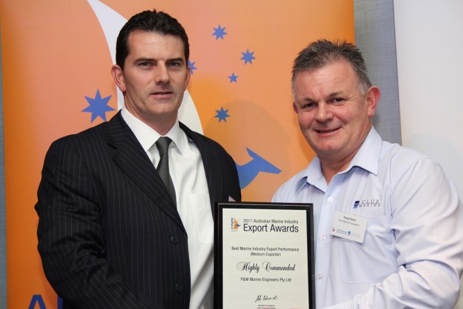 Ross Cameron - Managing Director P&W Marine Engineers with Greg Fisher - CEO - Club Marine