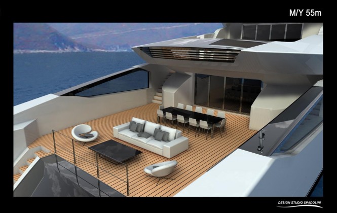 Rossi 55 SD motor yacht by Tommaso Spadolini for Rossi Navi
