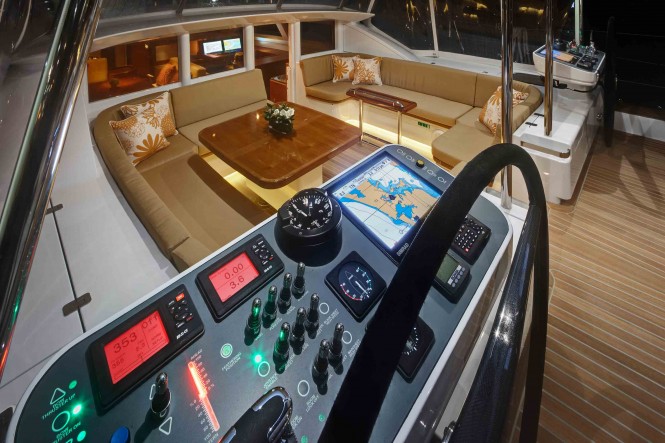 Sailing yacht Antares III -  Cockpit