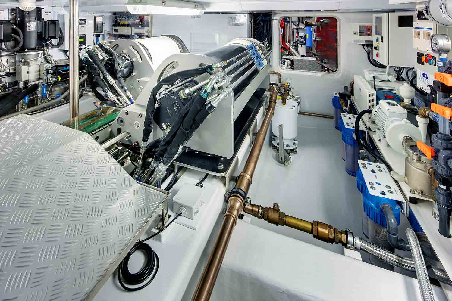 Sailing yacht Antares III Engine Room — Yacht Charter & Superyacht News