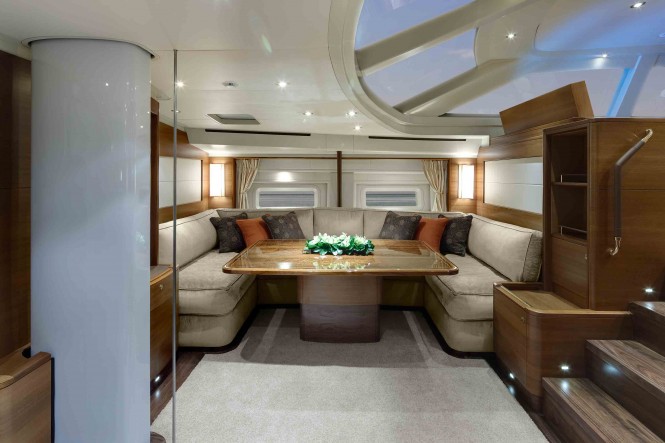 Sailing yacht Antares III -  Lower Salon Dining