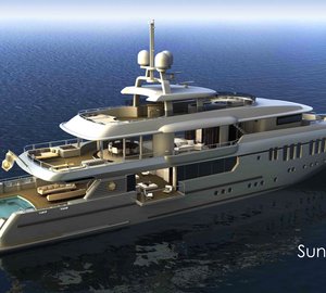 Sunrise 50m motor yacht design by Sunrise Yachts, Espen Oeino and Frank Darnet