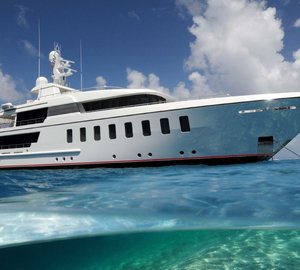 Superyacht Helix the 5th F45 Vantage motor yacht launched by Feadship 