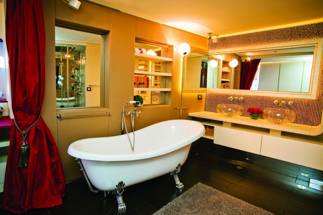Superyacht JoyMe Master Bathroom - Interior design by Marijana Radovic