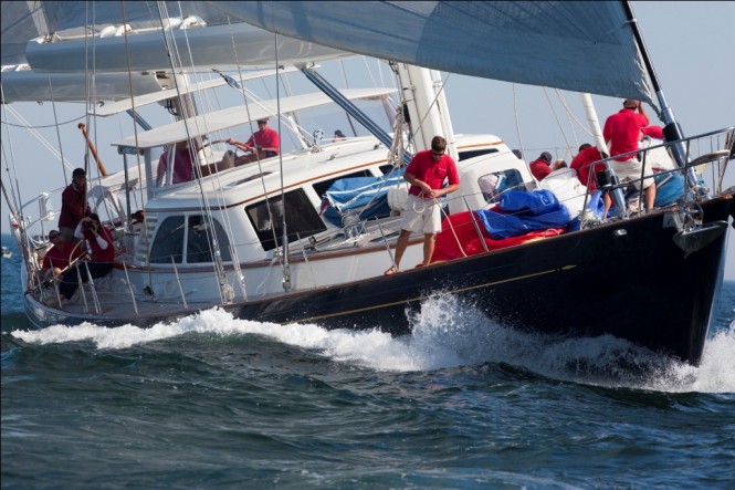 Superyacht fleet arriving for 2011 Shipyard Cup 