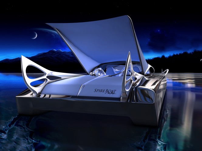 Thierry Mugler Studio redesigns the Spire Boat 