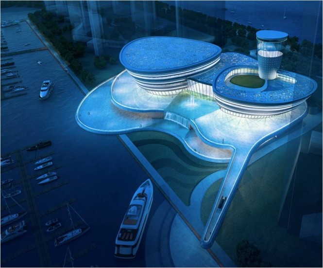 Tianjin yacht club - artist's impression