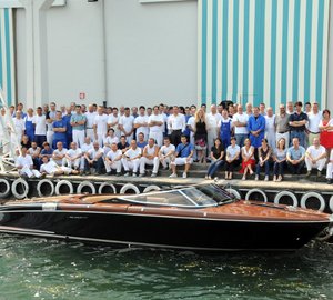 200th Aquariva motor yacht launched by Riva