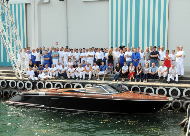 200th Aquariva motor yacht launched by Riva