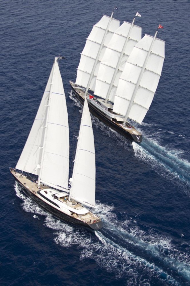 2011 Perini Navi Cup –Sailing Yacht Maltese Falcon Victorious