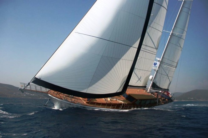 43m sailing yacht CLEAR EYES by Pax Navi to circumnavigate globe - Photo Credit Clear Eyes