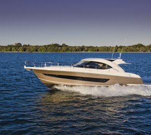New Riviera 4400 Sport Yacht Series II motor yacht at the Club Marine Mandurah Boat Show