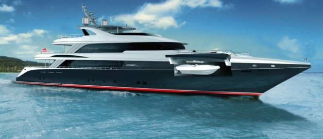 50m Jongert 500 LE motor yacht by Azure Naval Architects and Guido de Groot 