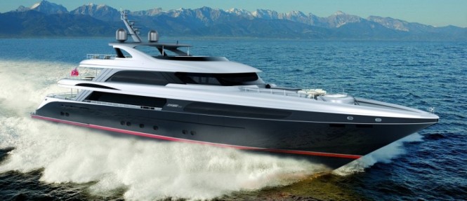 50m Jongert 500 LE motor yacht by Azure Naval Architects and Guido de Groot