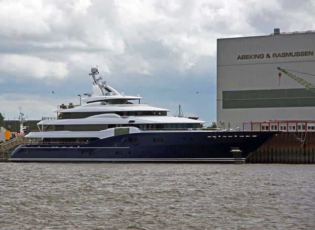 78m motor yacht Amaryllis launched by Abeking & Rasmussen - Photo by Claus Schaefe