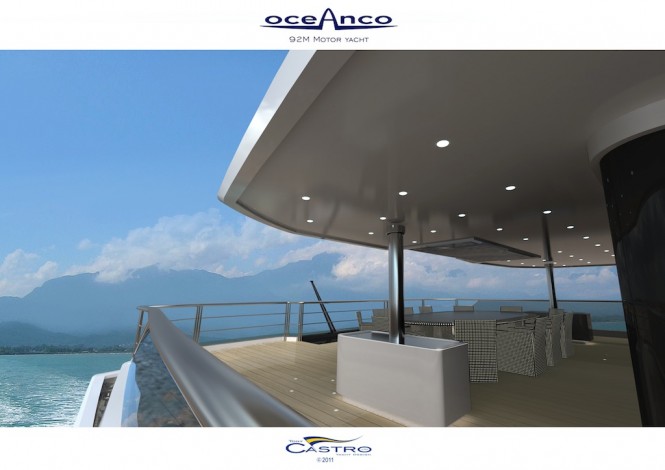 92M PA153 Yacht by Tony Castro - aft view