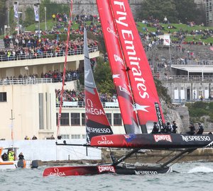 America's Cup AC World Series Plymouth - Crowds out in force for opening day