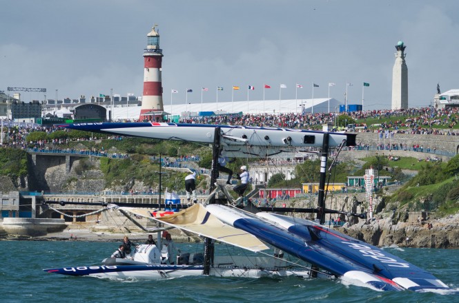 America's Cup AC World Series Plymouth – Day 2 an epic day of racing  © ACEA (2011) Photo R. Pinto