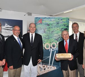 Burger Boat first official WOOD FOREVER member