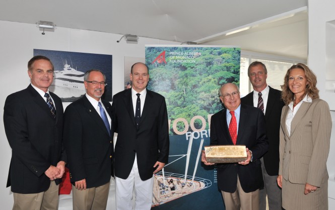 Burger Boat first official WOOD FOREVER member Photo Credit - Gaëtan Luci - Palais Princier  