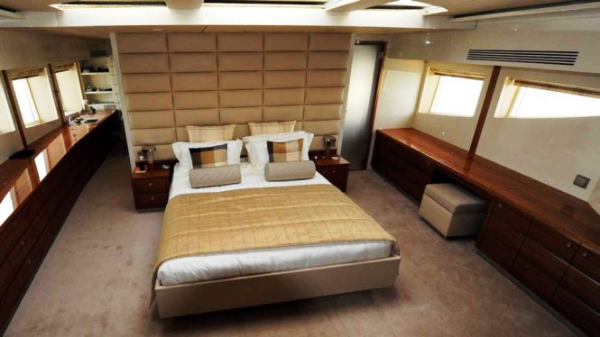 Cabin on Motor yacht Basmalina II ex Project Sunbeam