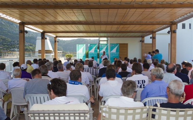 2011 Maxi Yacht Rolex Cup Skippers' Briefing at the YCCS - Photo credit Rolex/Carlo Borlenghi