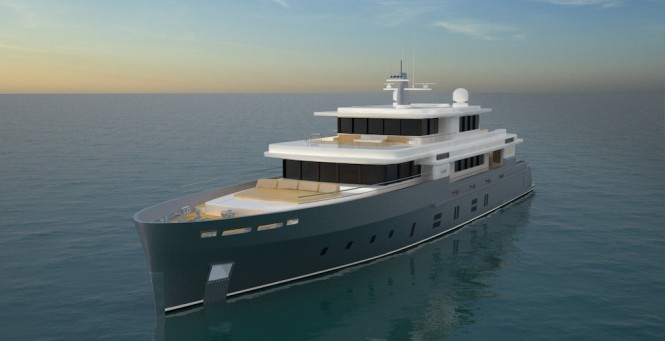 Essence superyacht of 42.5 metres by Kingship - FWD View
